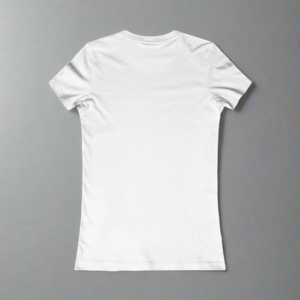 Plain back of Crew neck, fitted t-shirt imprinted on the front with Horses & Divorces. Slim fit. Longer silhouette.