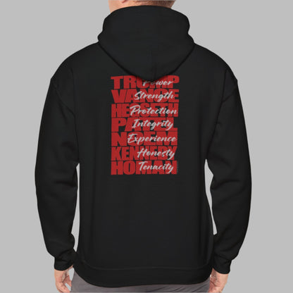 Trump Cabinet 45/47 Red State Republican Conservative Unisex Heavy Blend™ Hooded Sweatshirt