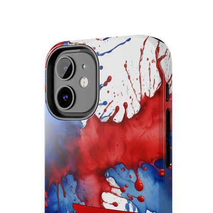 Washington Red State Red, White & Blue Splash Republican (R) Conservative Tough Phone Cases