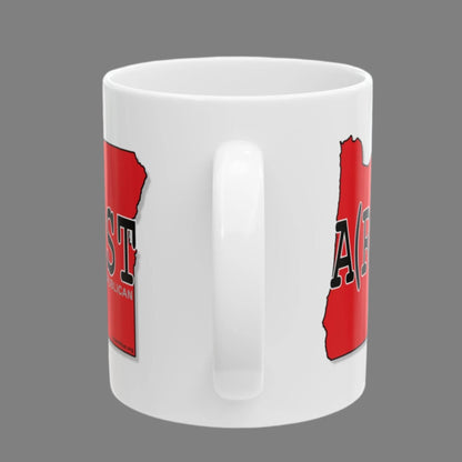 A(R)TIST Oregon Republican Red State Conservative Election 2024 Artist Ceramic Mug - 11oz.