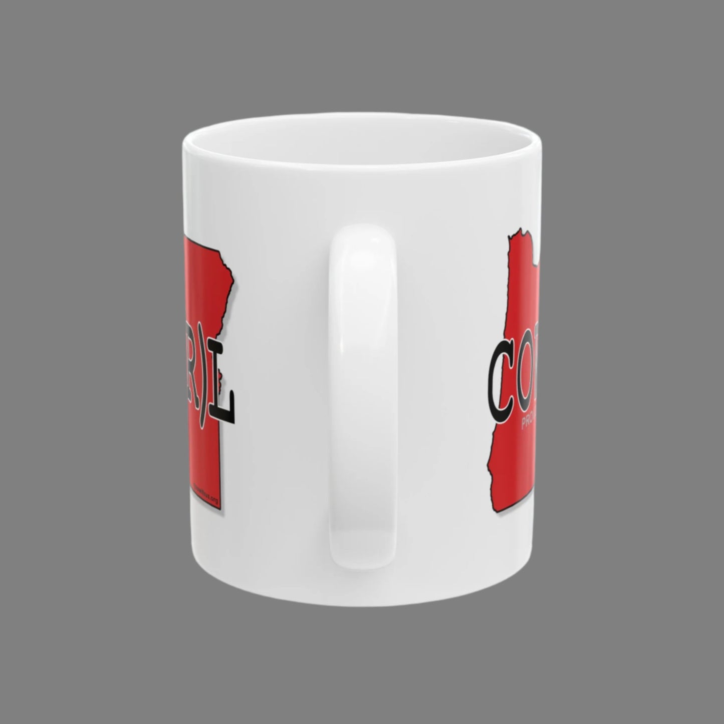 COWGI(R)L Oregon Republican Red State Conservative Election 2024 Ceramic Mug - 11 oz.