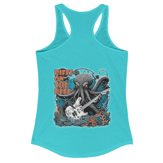Riffs on the Reef Women's Ideal Racerback Tank - 8 Color Options (SM - 3XL)