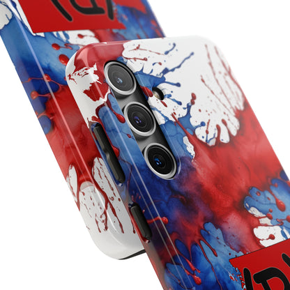 Washington Red State Red, White & Blue Splash Republican (R) Conservative Tough Phone Cases