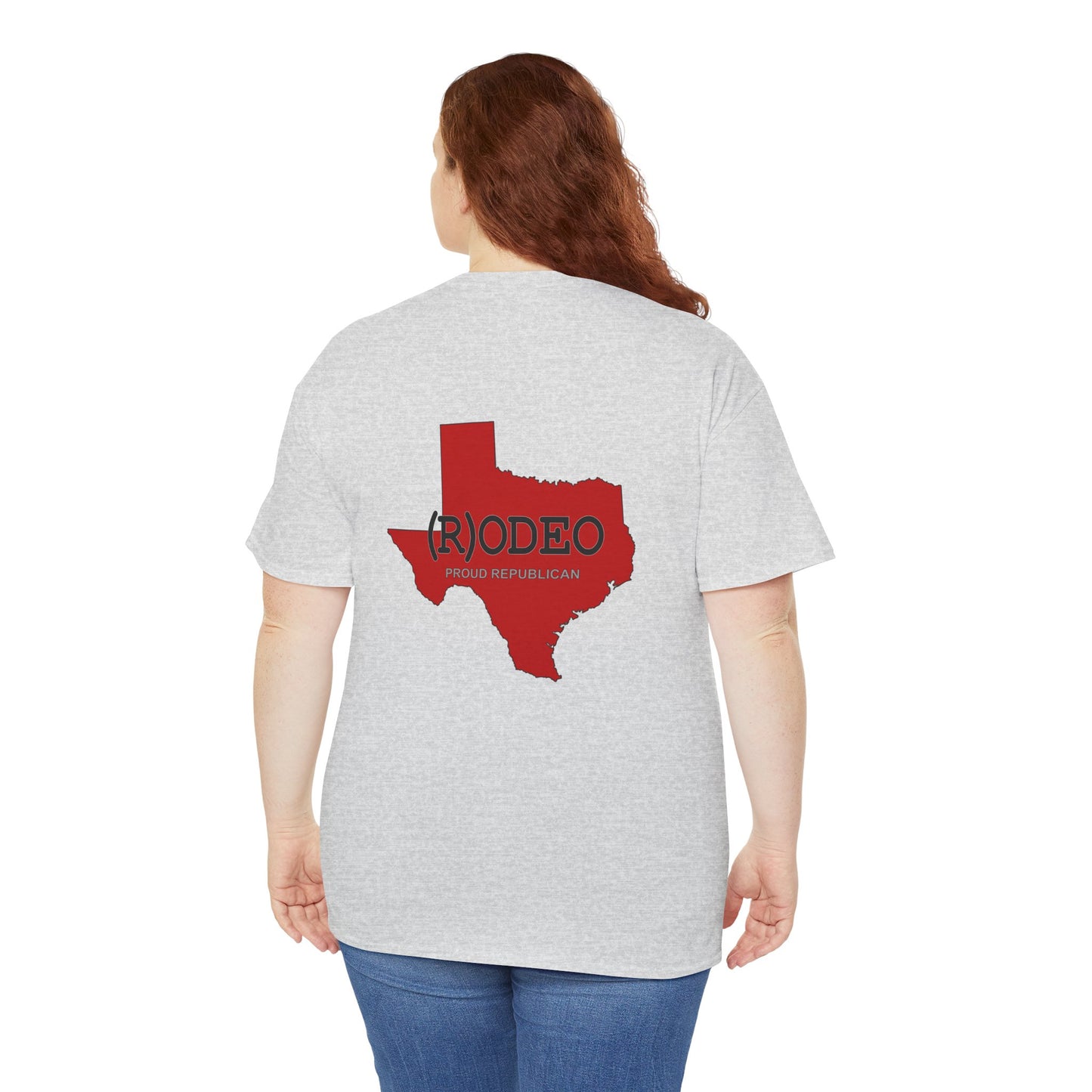 Texas (R)ODEO Republican (R) Conservative Unisex Heavy Cotton Tee