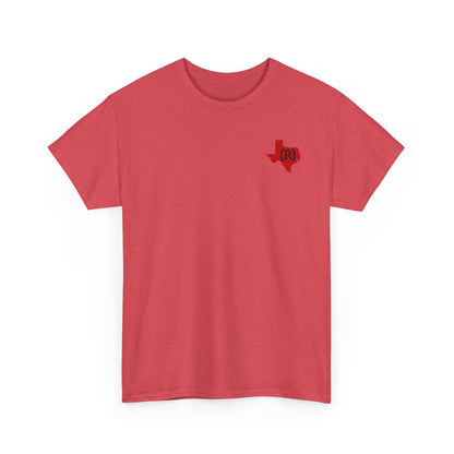 Texas AME(R)ICAN Republican (R) Conservative Unisex Heavy Cotton Tee (8 Color Options) S - 5X