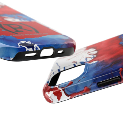 Washington Red State Red, White & Blue Splash Republican (R) Conservative Tough Phone Cases