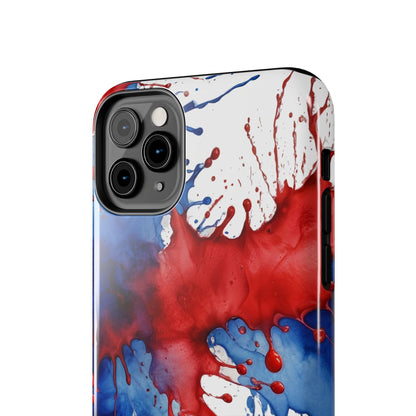 Washington Red State Red, White & Blue Splash Republican (R) Conservative Tough Phone Cases