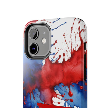 Washington Red State Red, White & Blue Splash Republican (R) Conservative Tough Phone Cases