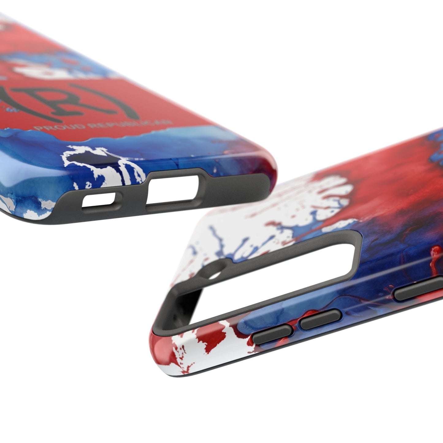 Washington Red State Red, White & Blue Splash Republican (R) Conservative Tough Phone Cases