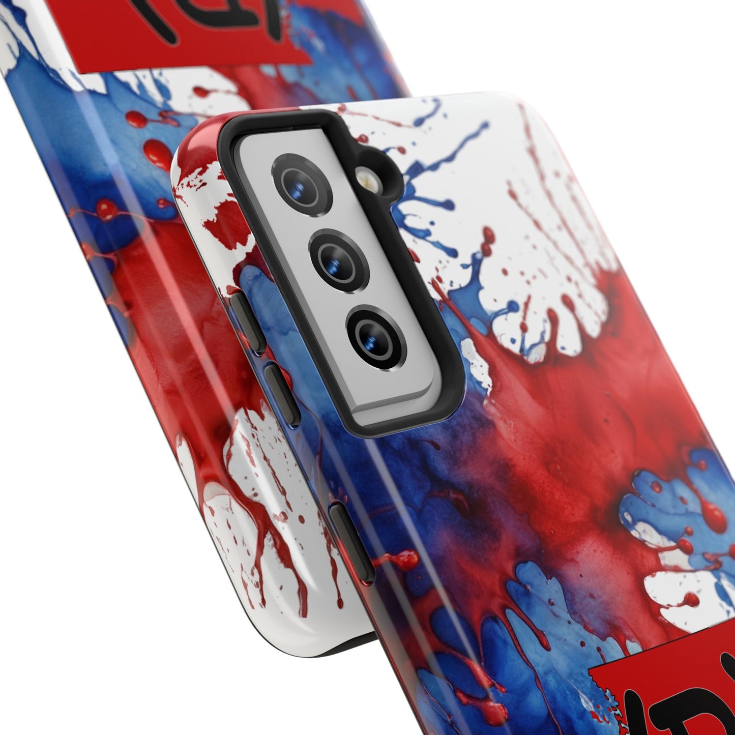 Washington Red State Red, White & Blue Splash Republican (R) Conservative Tough Phone Cases