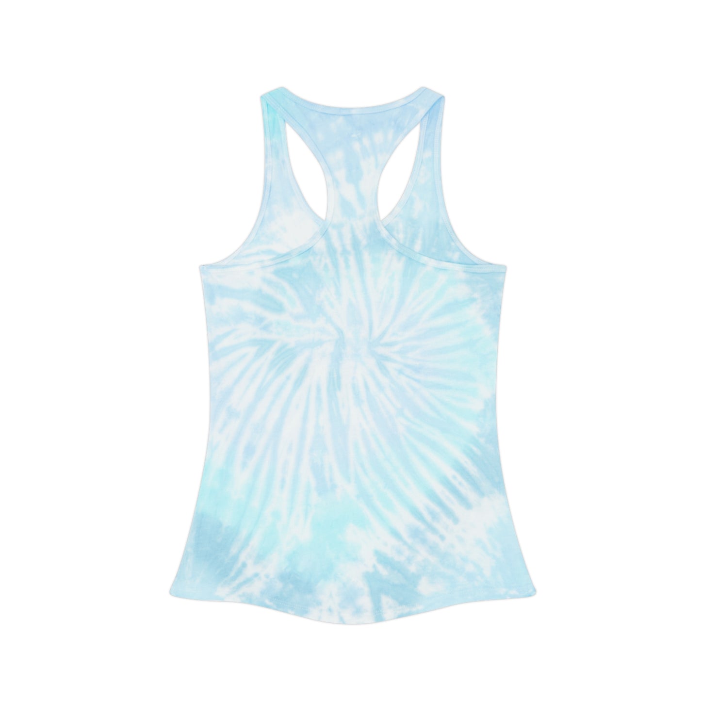 Rodeo Mama Tie Dye Racerback Tank Top (Caffeine & Adrenaline) – Vibrant & Playful Summer Wear - 3 Color Options