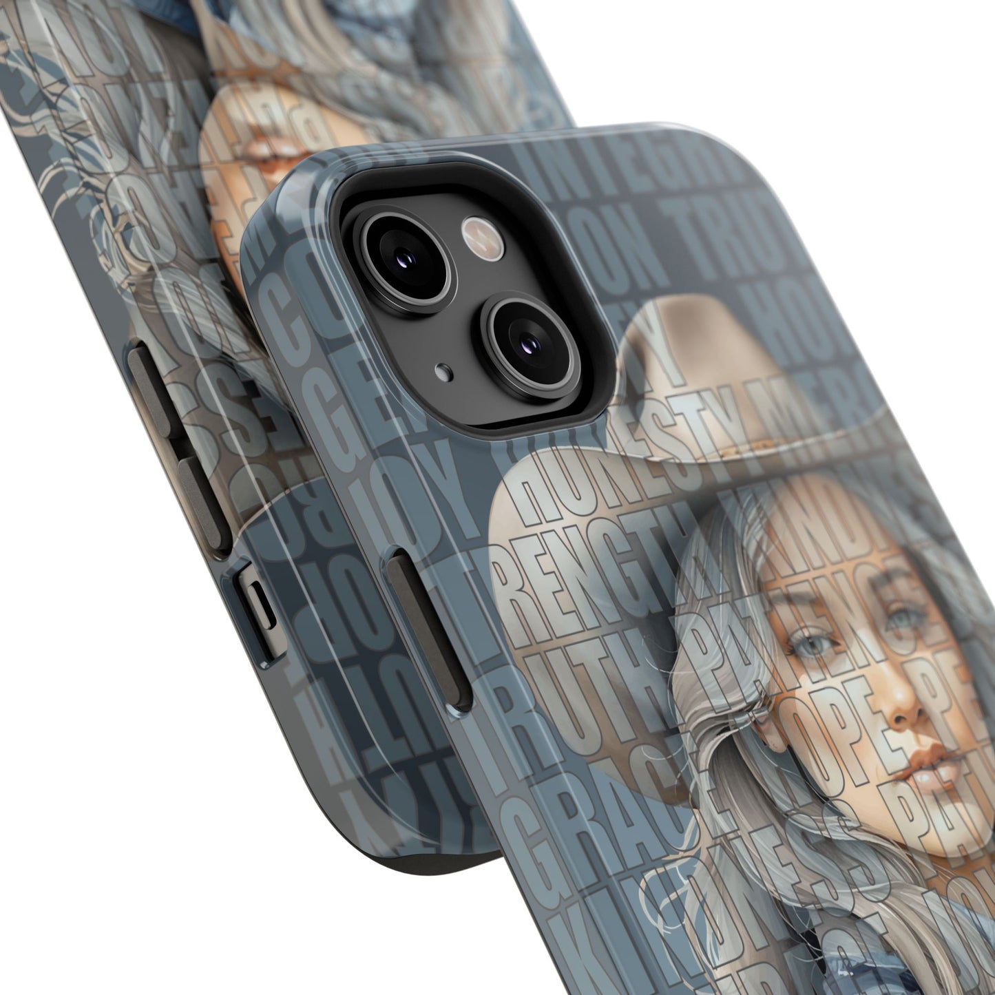 Beautiful Cowgirl Western Values Impact-Resistant Phone Cases iPhone and Galaxy
