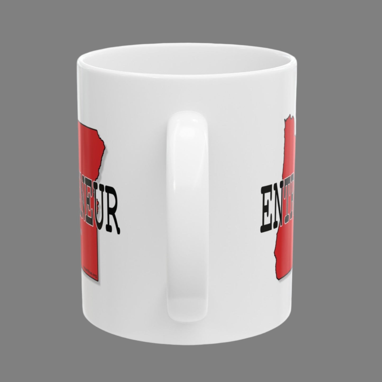 ENTREP(R)ENEUR Oregon Republican Red State Conservative Election 2024 White Ceramic Mug - 11oz.