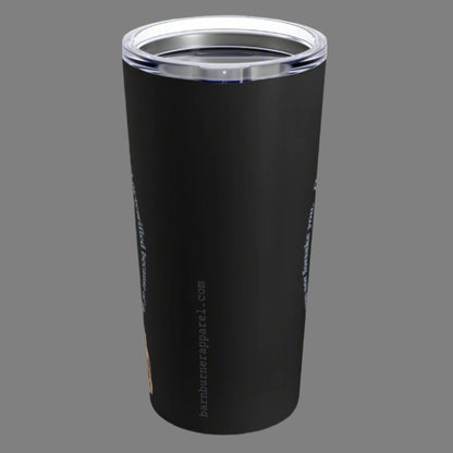 20 oz stainless steel tumbler with cowgirl imprint